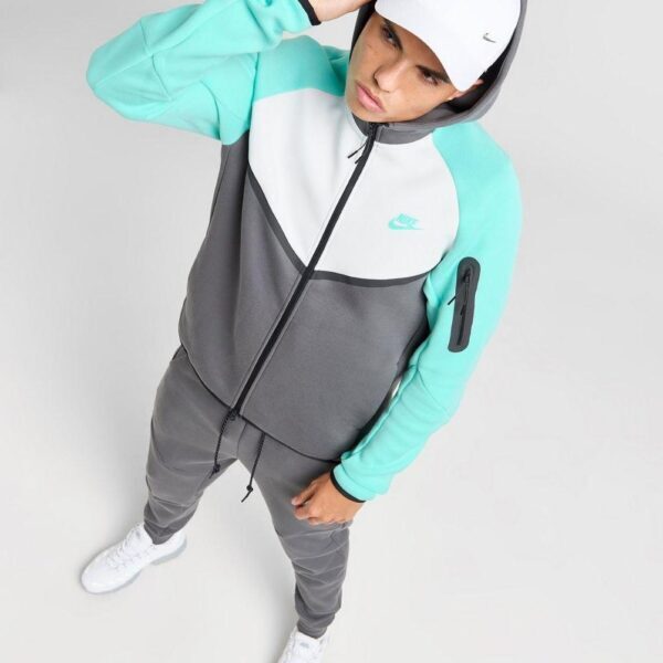 Komplet Nike Tech Fleece "Grey/Turquoise"