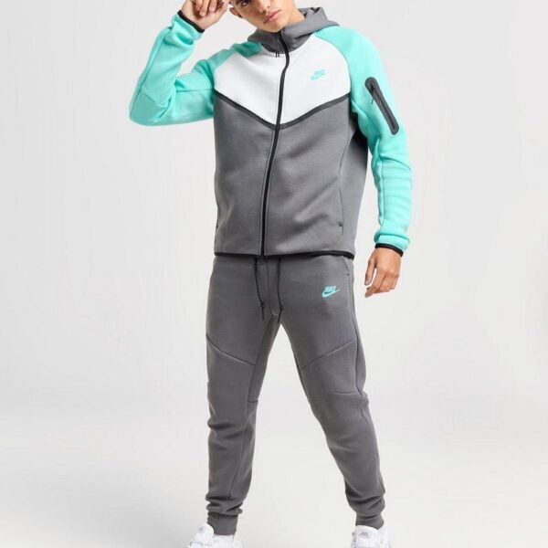 Komplet Nike Tech Fleece "Grey/Turquoise"