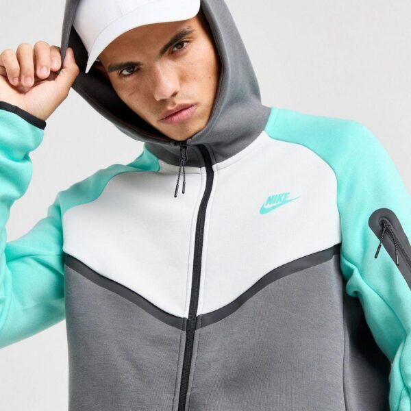 Komplet Nike Tech Fleece "Grey/Turquoise"