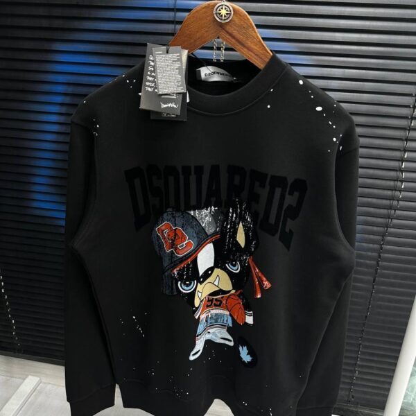 Dsquared2 Majica dugih rukava "Black"