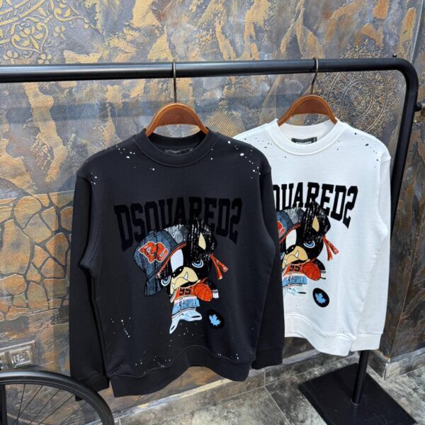 Dsquared2 Majica dugih rukava "Black"