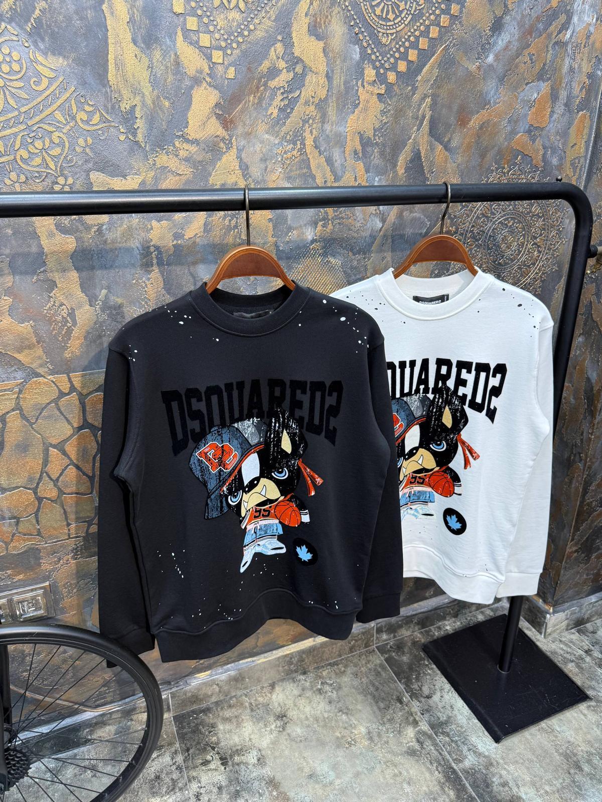 Dsquared2 Majica dugih rukava "Black" - Slika 5