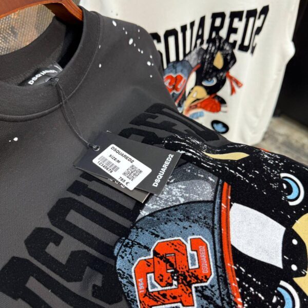 Dsquared2 Majica dugih rukava "Black"