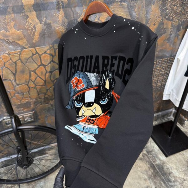 Dsquared2 Majica dugih rukava "Black"