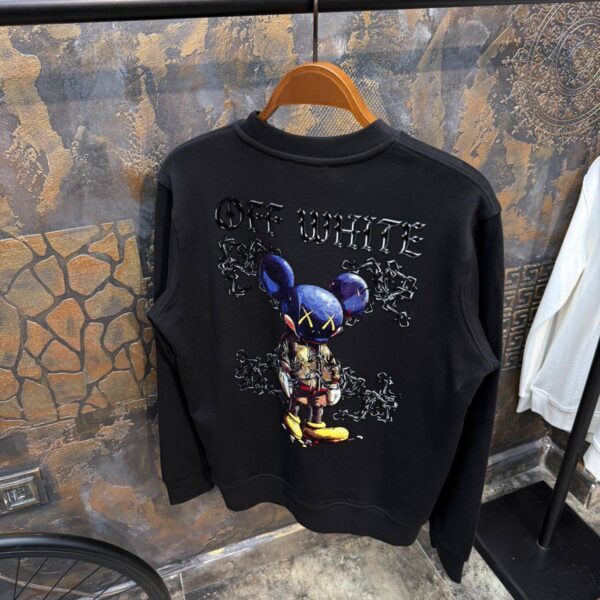 Off-White Majica dugih rukava "Black" KAWS