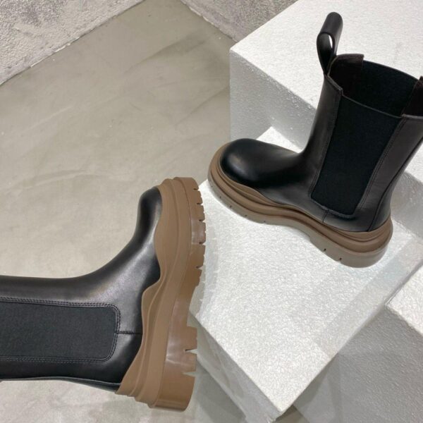 Bottega Veneta Tier Ankle boots Black/Brown