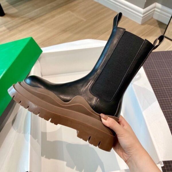 Bottega Veneta Tier Ankle boots Black/Brown