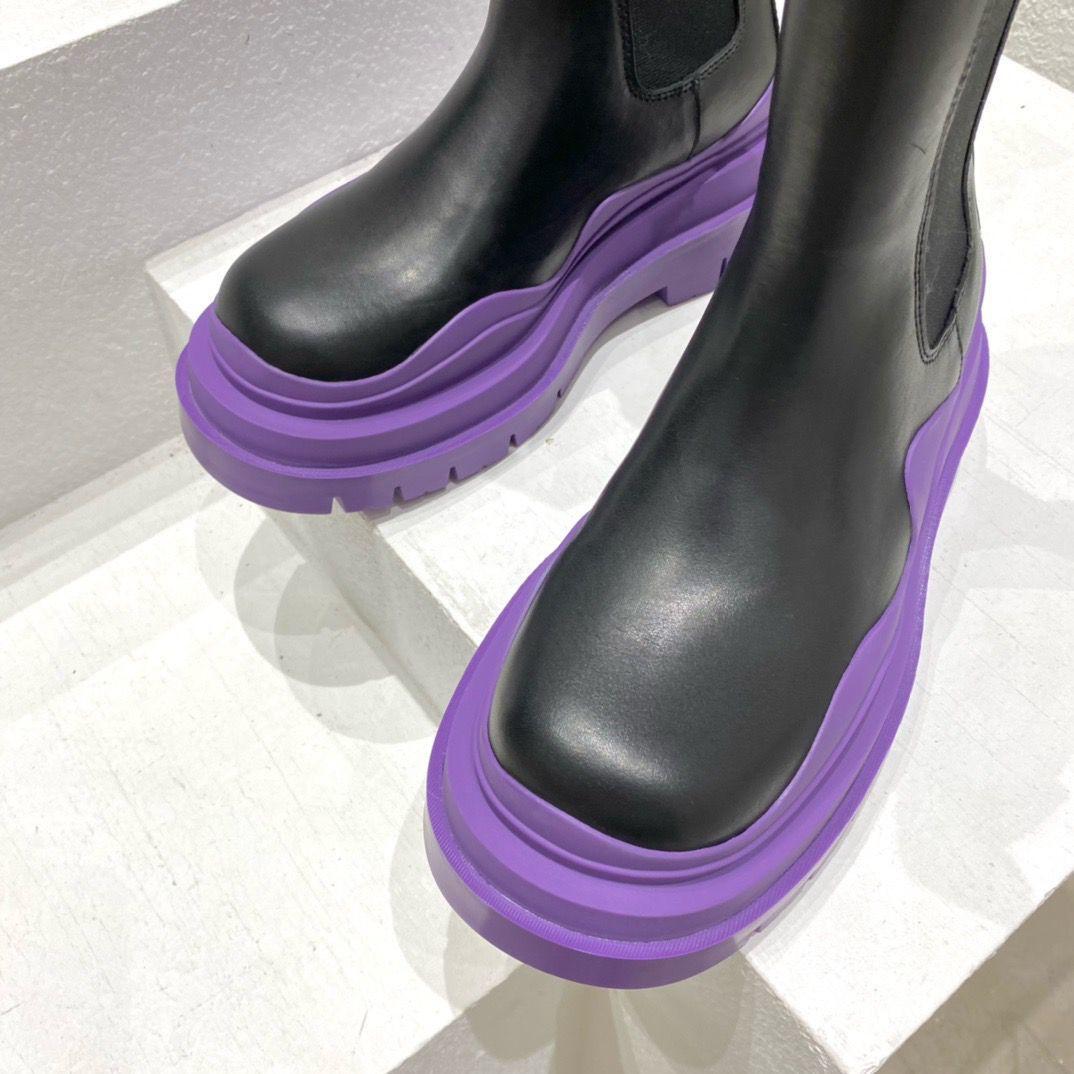 Bottega Veneta Tier Ankle boots Black/Purple - Slika 9