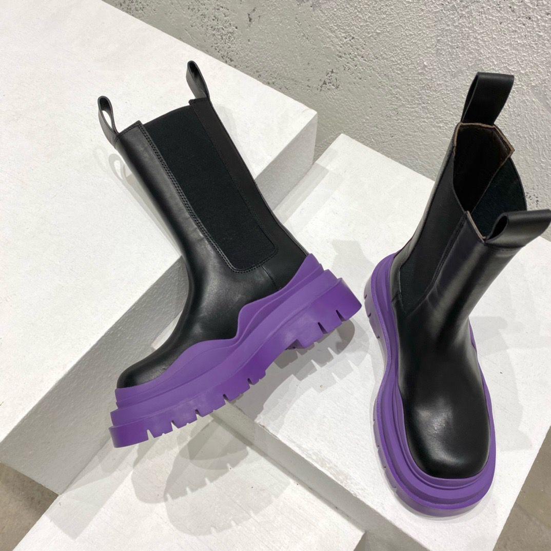 Bottega Veneta Tier Ankle boots Black/Purple - Slika 10