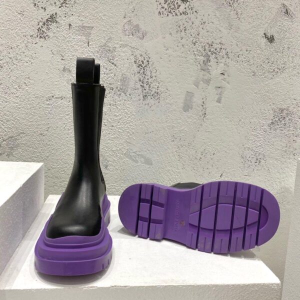 Bottega Veneta Tier Ankle boots Black/Purple