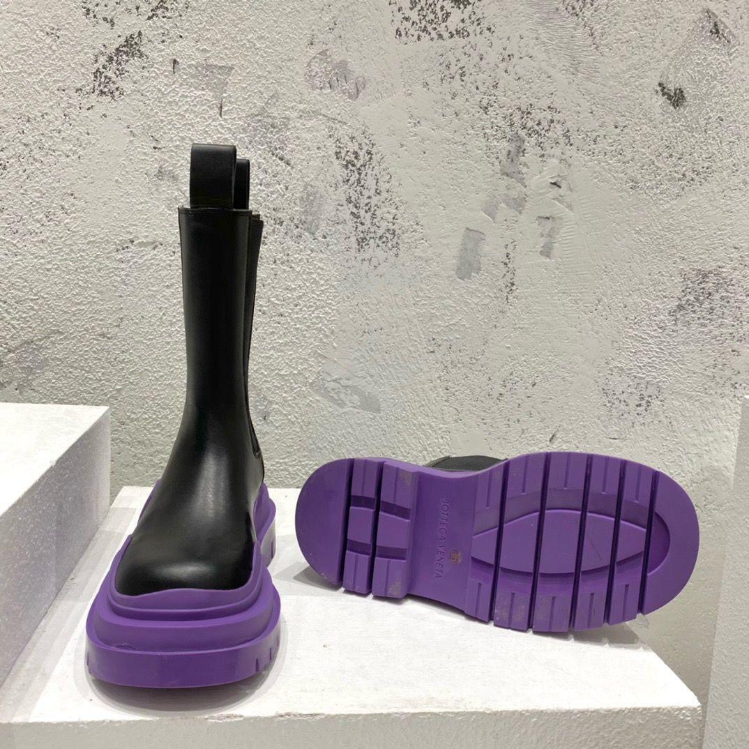 Bottega Veneta Tier Ankle boots Black/Purple - Slika 12