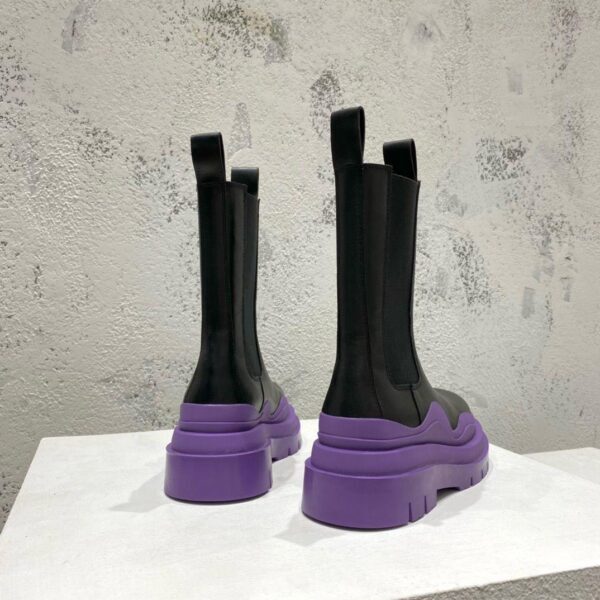 Bottega Veneta Tier Ankle boots Black/Purple