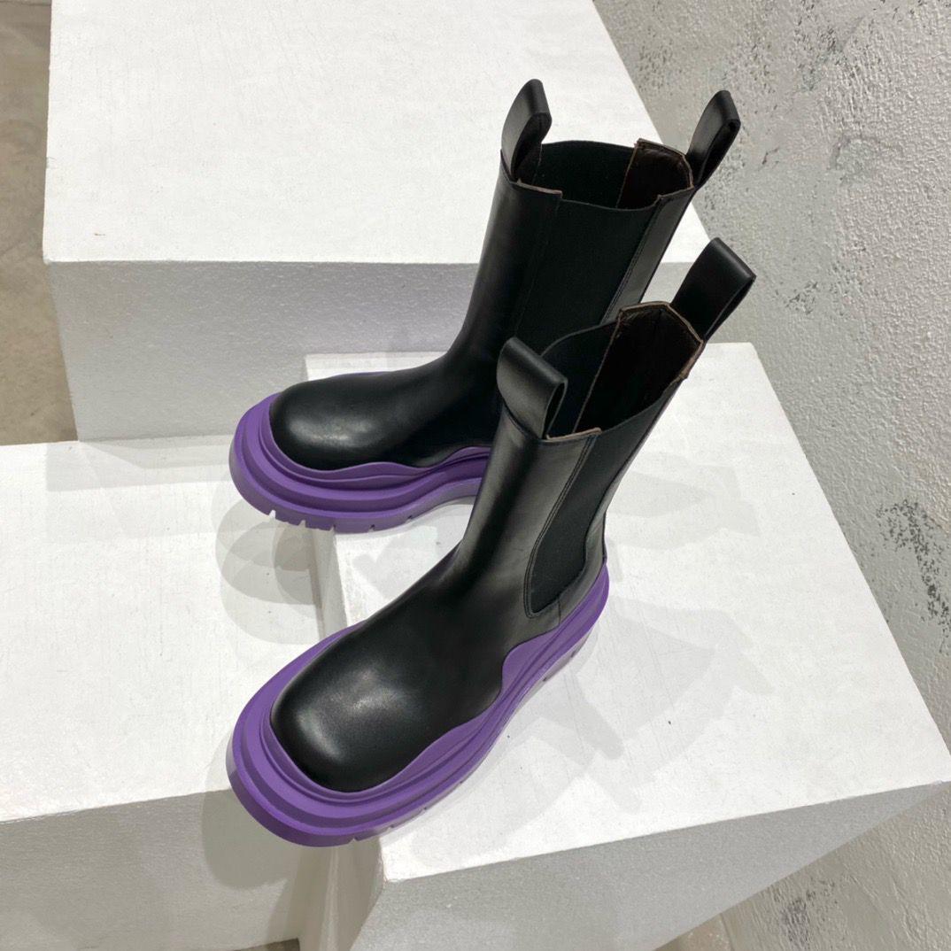 Bottega Veneta Tier Ankle boots Black/Purple - Slika 7