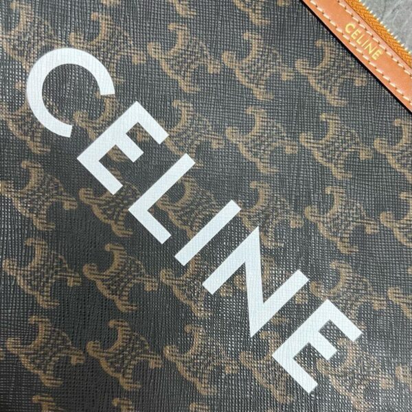 Celine Triomphe Clutch Triomphe Canvas