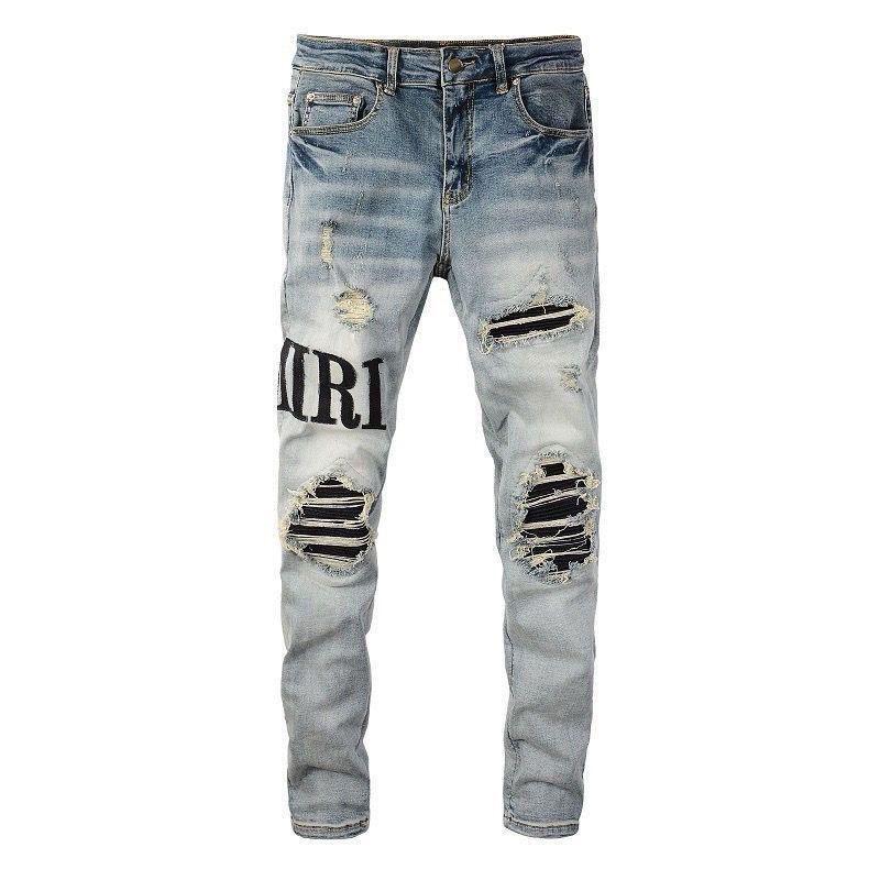 Amiri Denim Traperice - Slika 13
