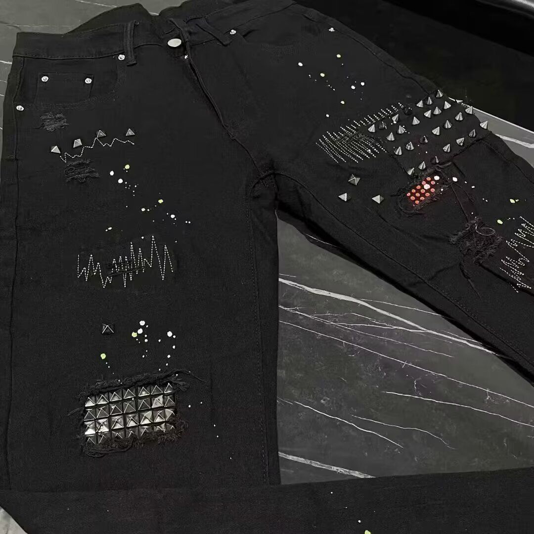 Amiri Denim Traperice - Slika 4