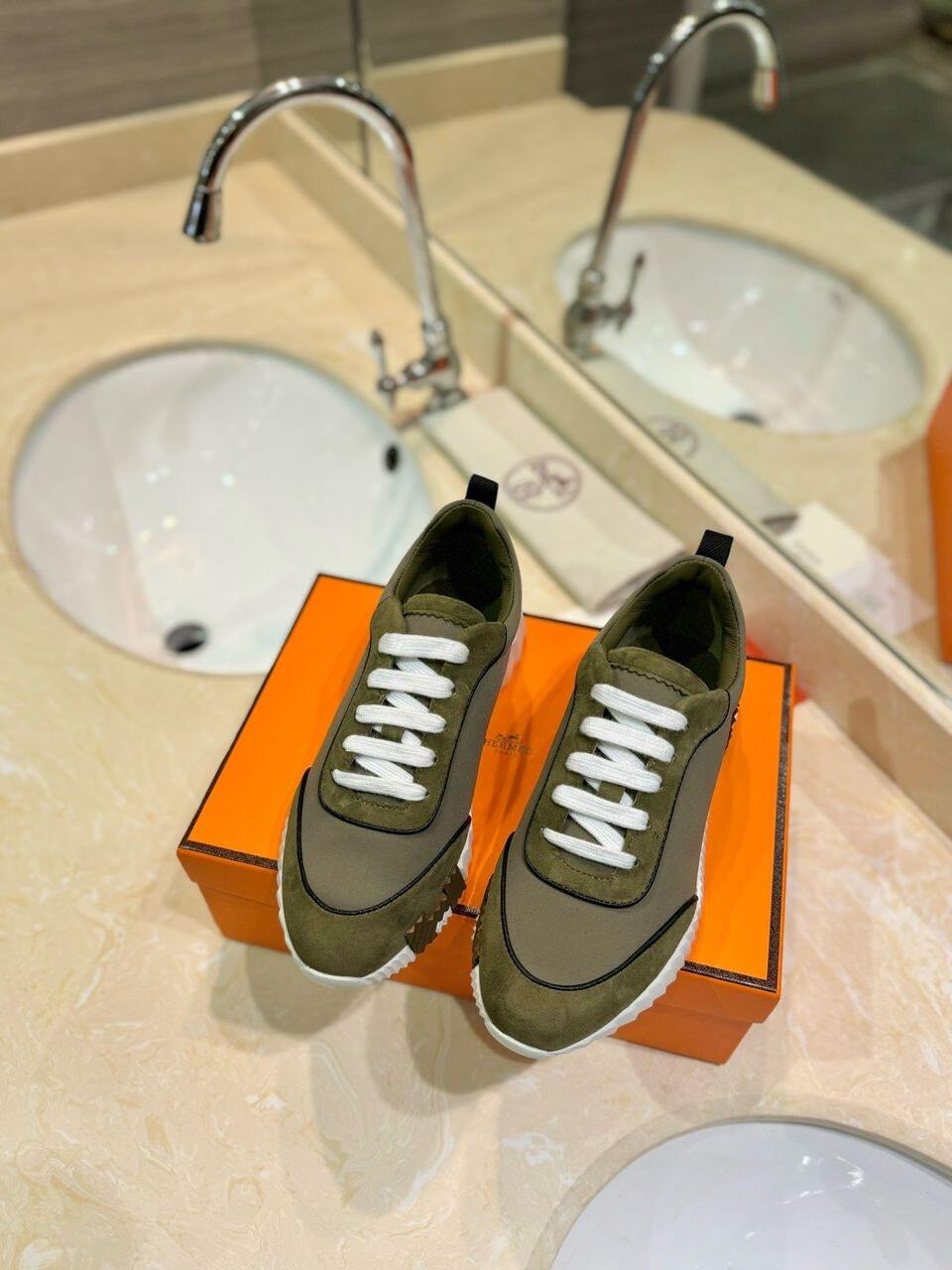 Hermes Bouncing tenisice Olive Green - Slika 5