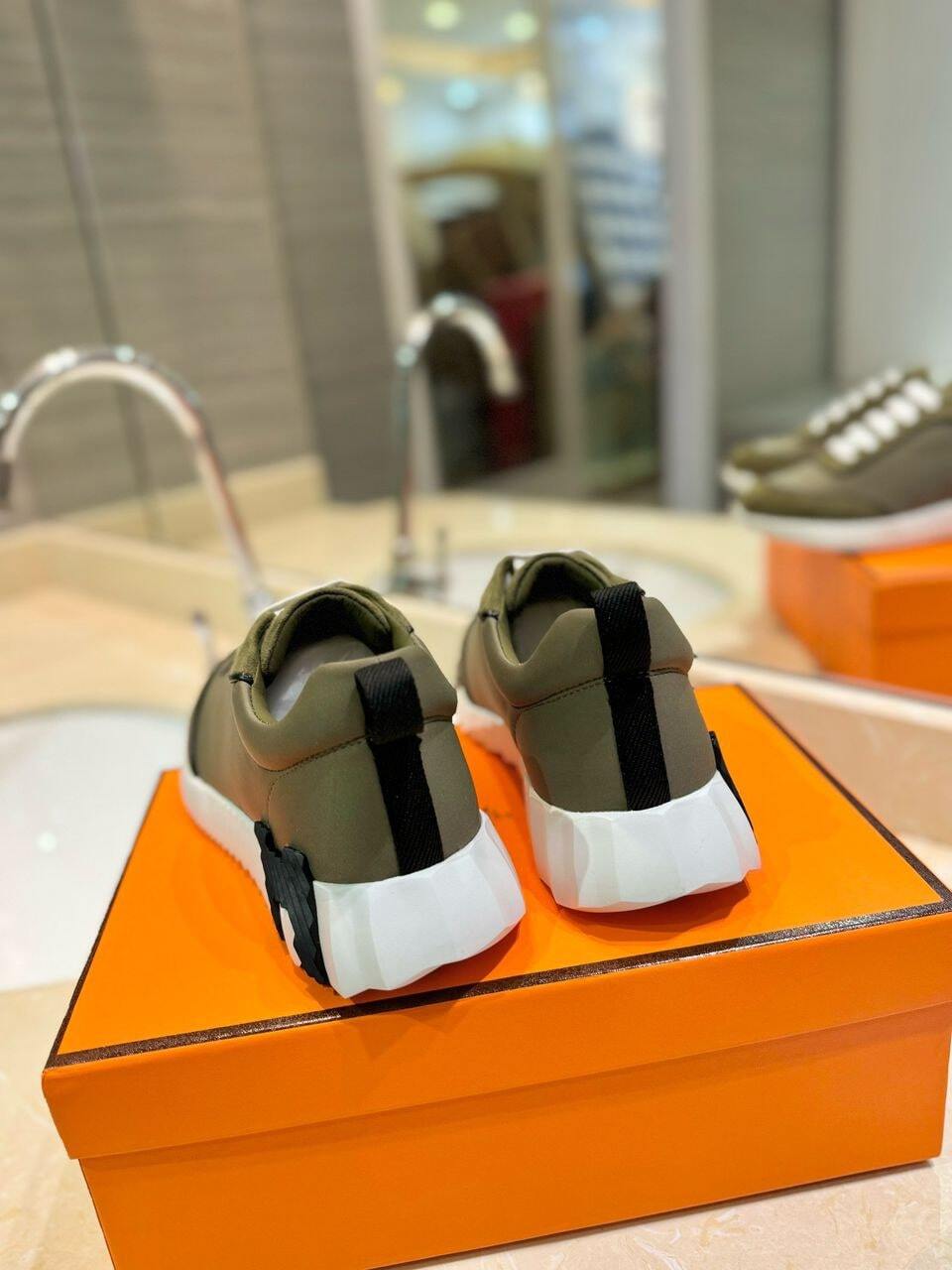 Hermes Bouncing tenisice Olive Green - Slika 10