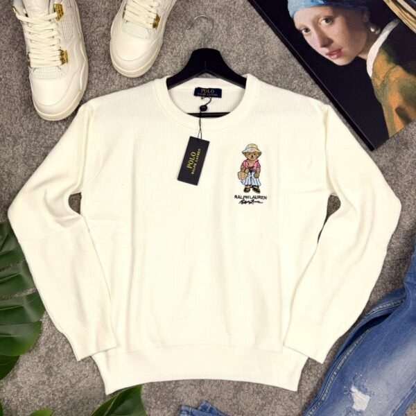 Polo Ralph Lauren Majica dugih rukava White / Bijela