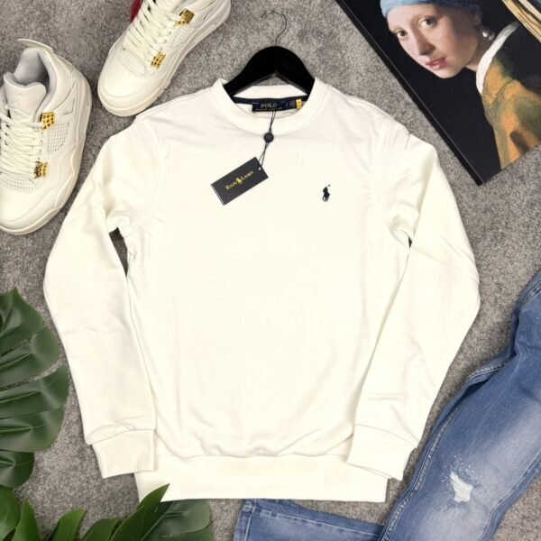 Polo Ralph Lauren Majica dugih rukava White / Bijela