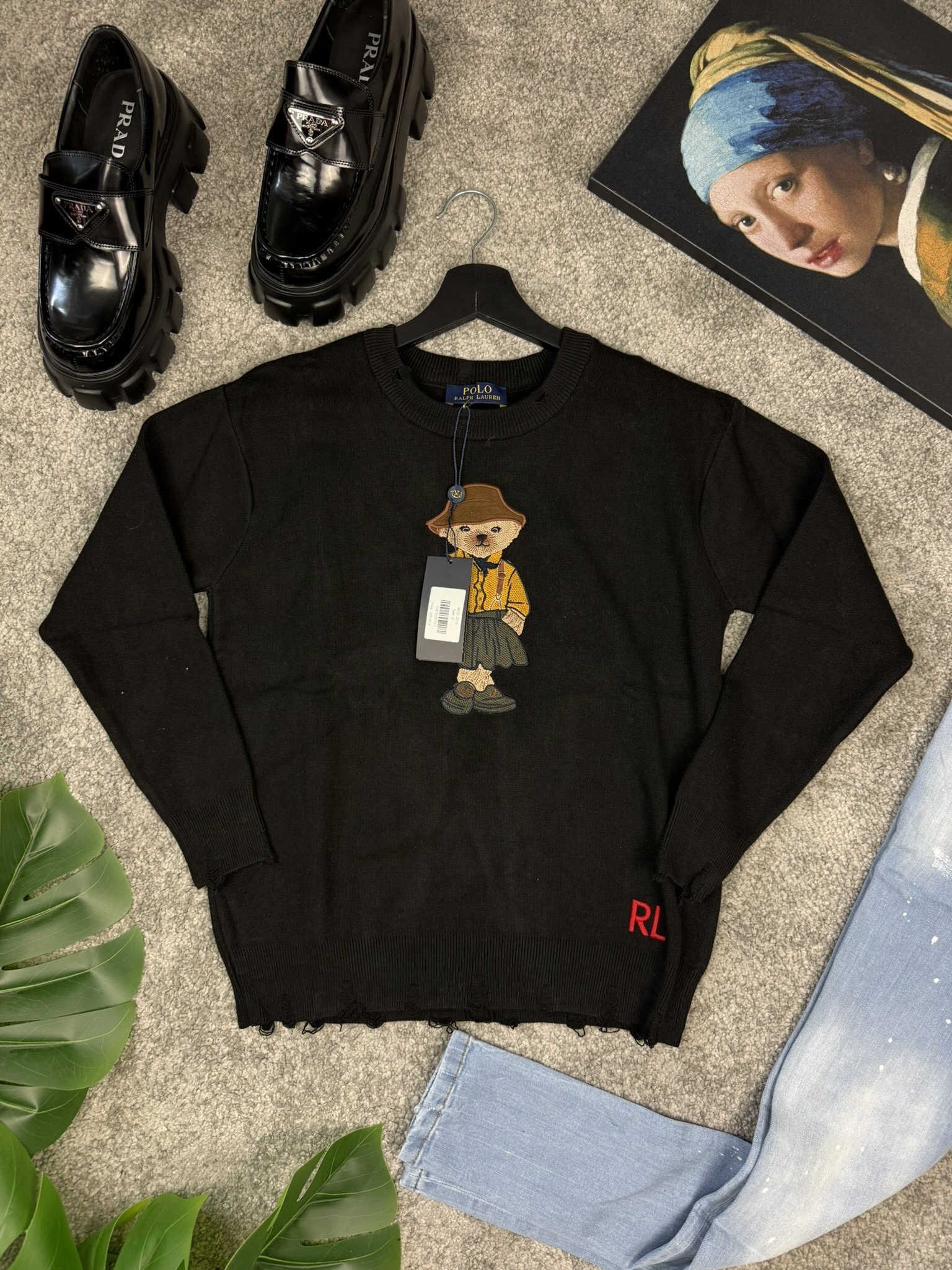 Polo Ralph Lauren Džemper Black / Crna