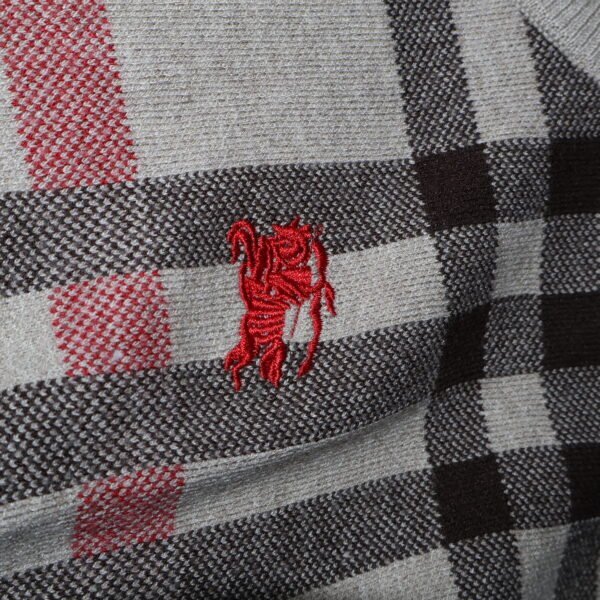 Burberry Džemper Beige / Black / Red