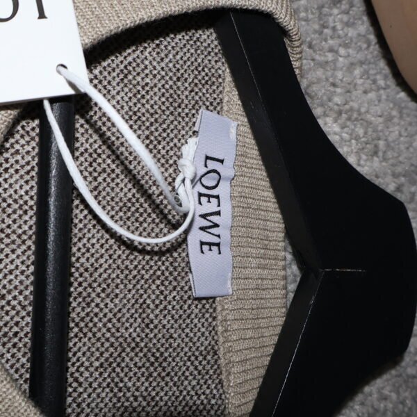 Loewe Džemper Brown Logo design