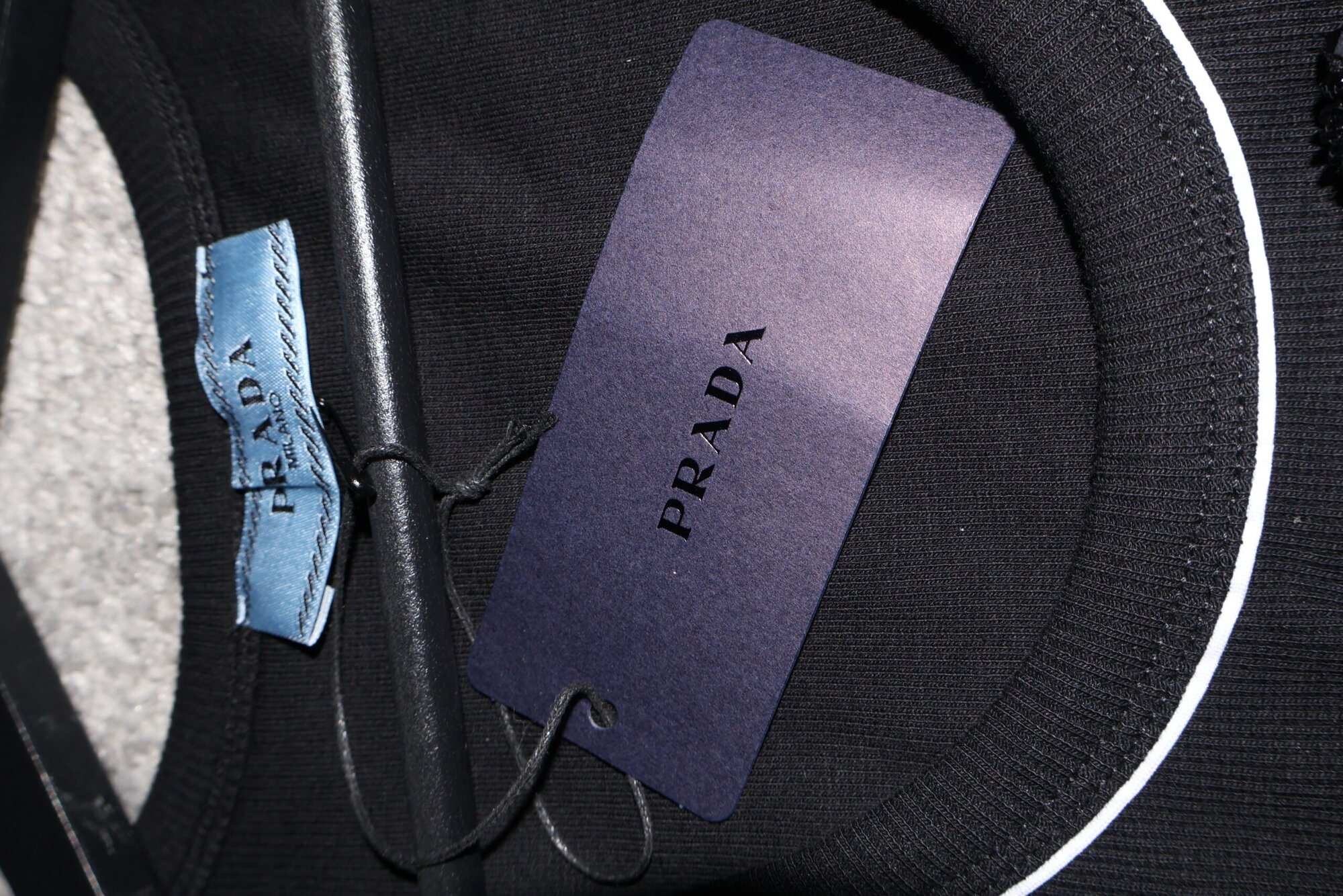 Prada Majica bez rukava Black / Crna - Slika 3