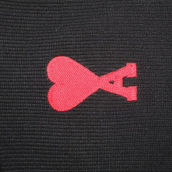 Ami Majica dugih rukava Black / Crna