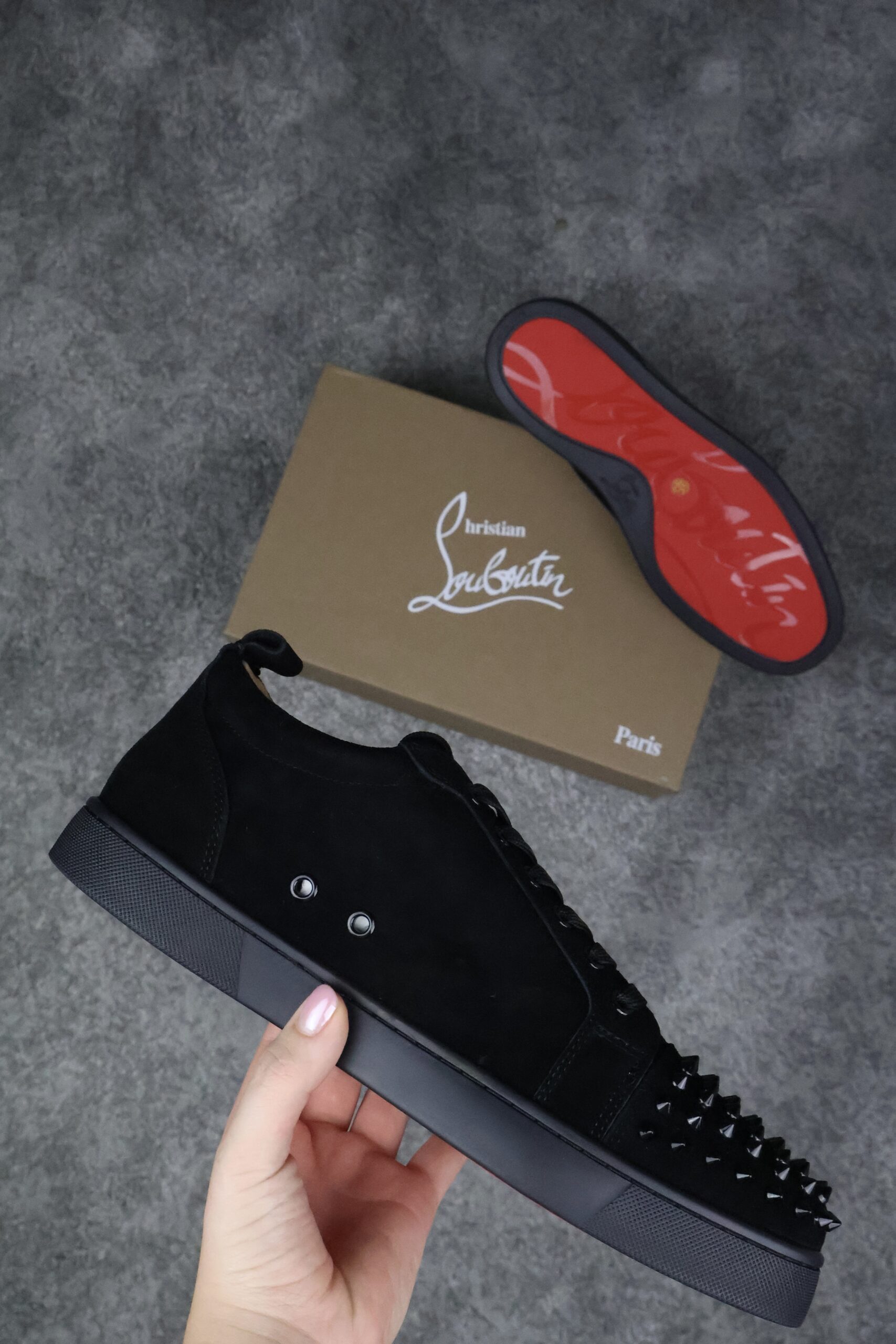 Christian Louboutin Black Spikes - Slika 3