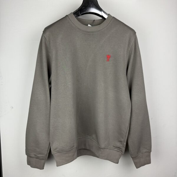 Ami Majica dugih rukava "Siva"