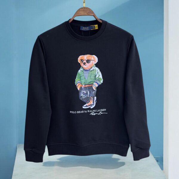 Polo Ralph Lauren Majica dugih rukava Black / Crna