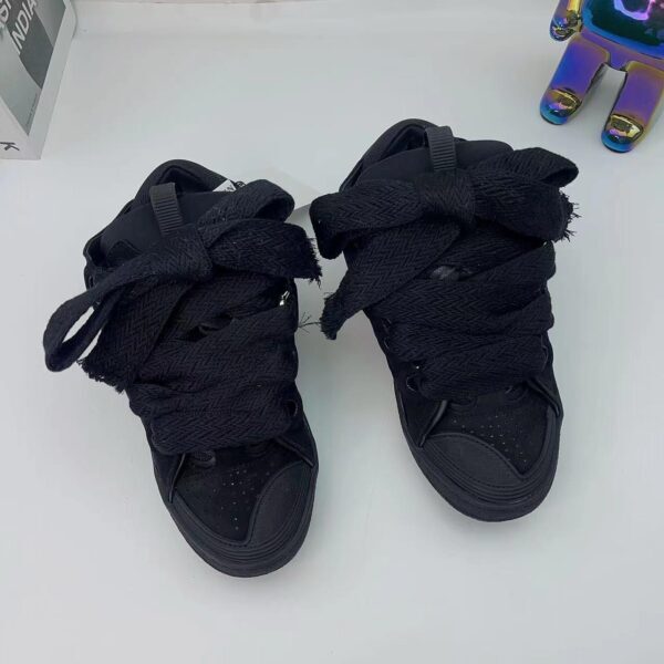 Lanvin Curb lace-up sneakers Black