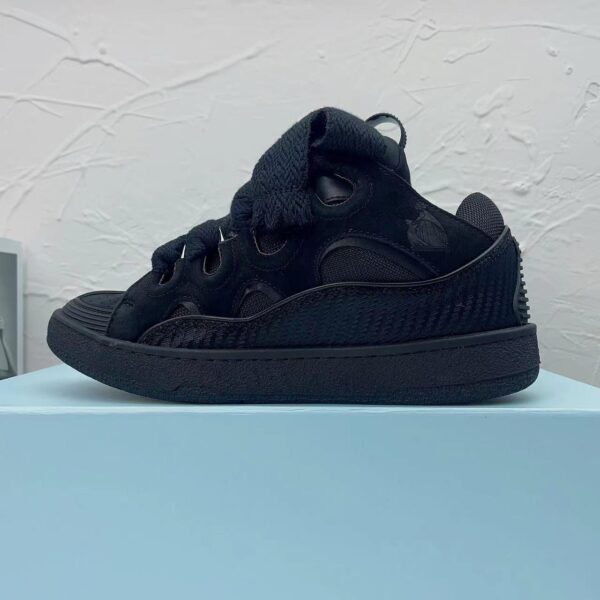 Lanvin Curb lace-up sneakers Black