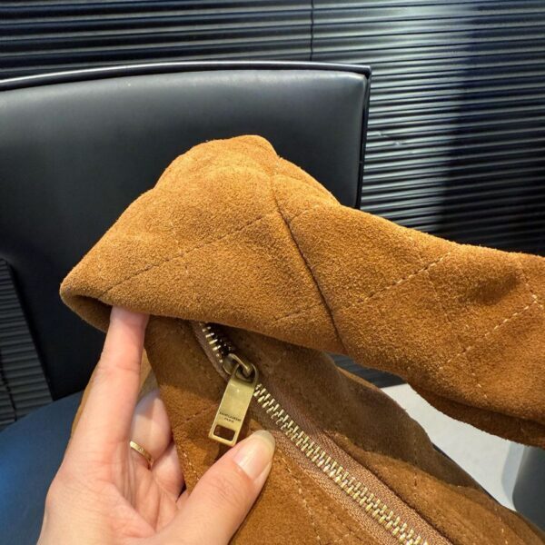 Yves Saint Laurent Hobo Shoulder Bag Suede