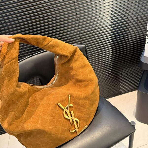 Yves Saint Laurent Hobo Shoulder Bag Suede