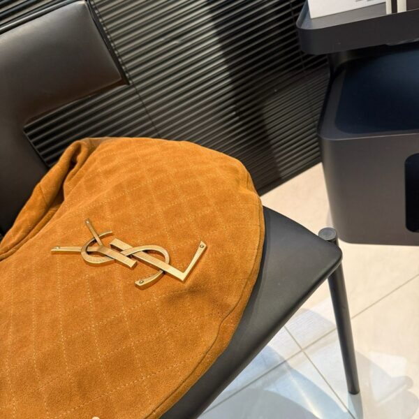 Yves Saint Laurent Hobo Shoulder Bag Suede