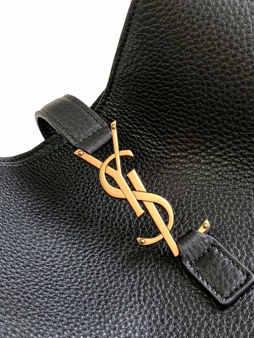 Yves Saint Laurent Black Shopper Tote Bag - Slika 3