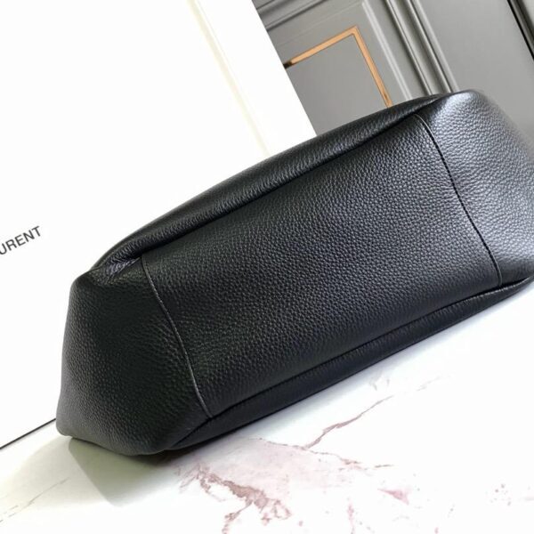 Yves Saint Laurent Black Shopper Tote Bag