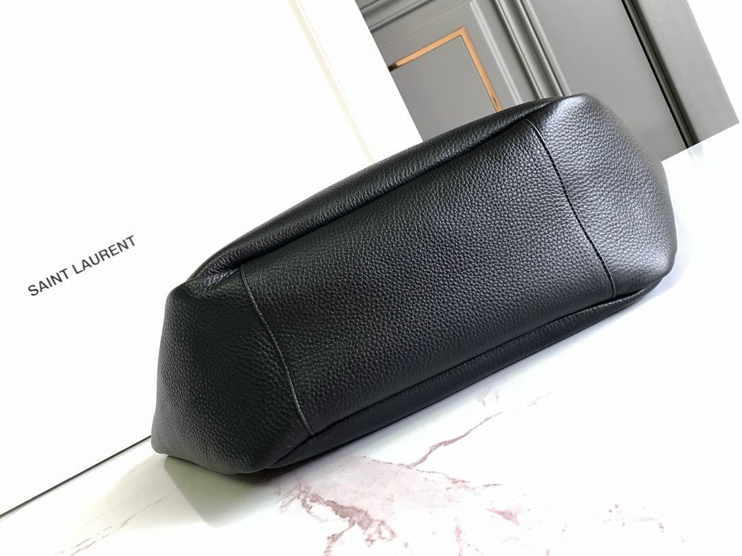 Yves Saint Laurent Black Shopper Tote Bag - Slika 9