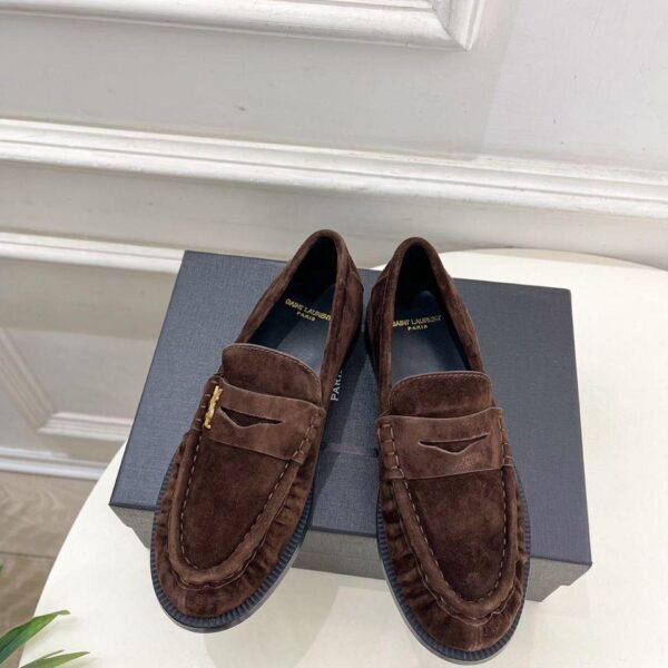 Yves Saint Laurent Leather Loafers