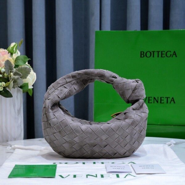 Bottega Veneta Suede Mini Jodie Thunder