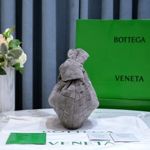 Bottega Veneta Suede Mini Jodie Thunder