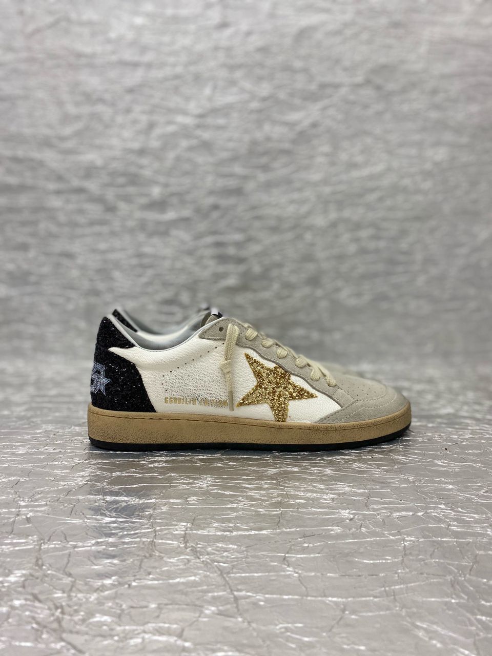 Golden Goose White / Gold / Black Glitter - Slika 3