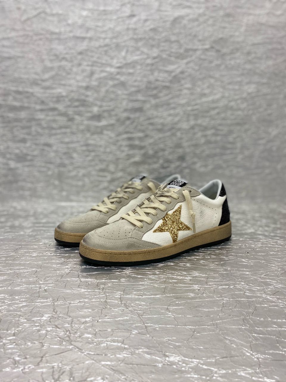 Golden Goose White / Gold / Black Glitter - Slika 6