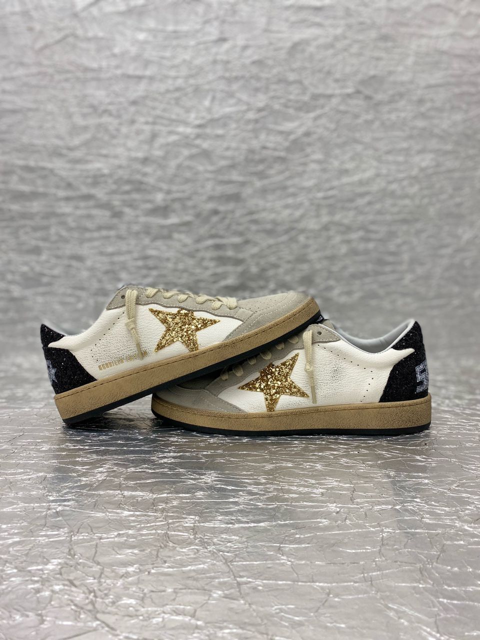 Golden Goose White / Gold / Black Glitter - Slika 8