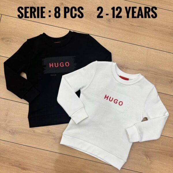HUGO Crew-neck sweatshirt "Black" Kids