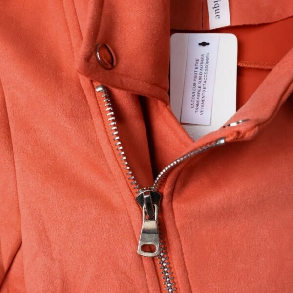 C'est Monique biker jakna Suedette Orange