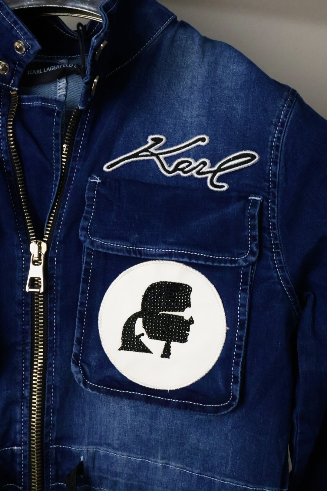 Karl Lagerfeld denim kombinezon - Slika 3