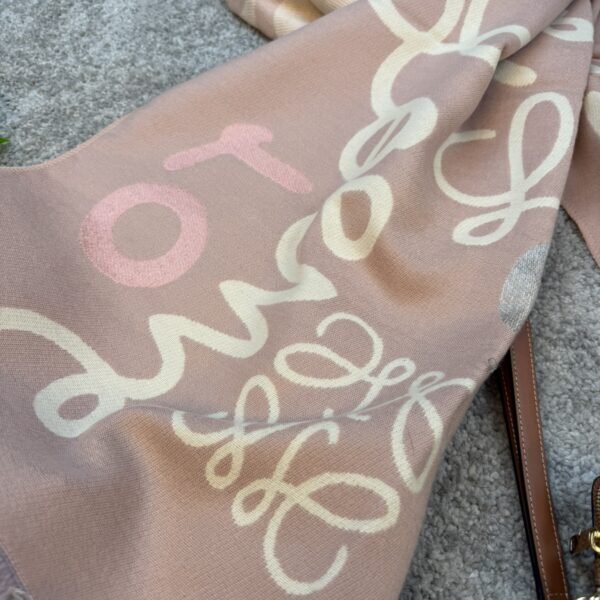 Loewe Šal Pink/Beige